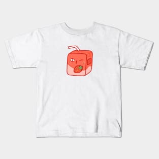 Milk Strawberry Kids T-Shirt